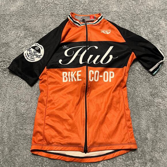 Podiumwear Cycle Jersey Shirt Mens Small Performance Cycling Pocket - Picture 1 of 5